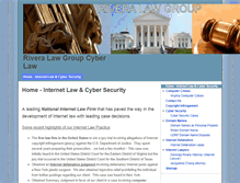 Tablet Screenshot of icyberlaw.com